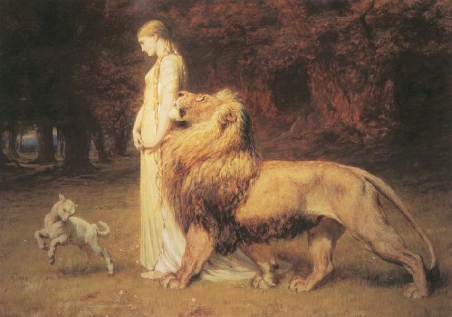 Briton Riviere Una and Lion